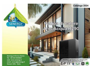 Pompa di calore monoblocco R290 aria-acqua