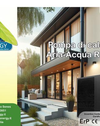 Pompa di calore monoblocco R290 aria-acqua