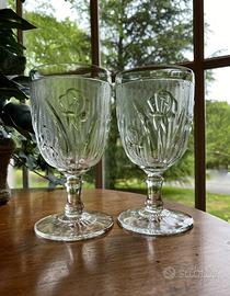 calici Jeannette Iris & Herringbone Vintage