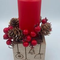 Centrotavola con candela