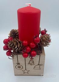 Centrotavola con candela