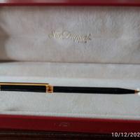 Penna a sfera Dupont Laque de Chine nera