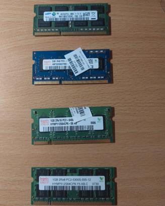 Stock ram 8gb ddr2 ddr3 sodimm per notebook 