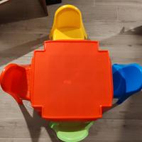 tavolo e 4 sedie bambini