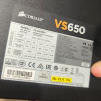 Alimentatore Corsair VS650 