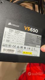 Alimentatore Corsair VS650 