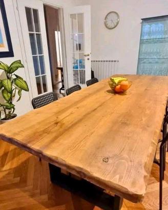 Tavolo da Pranzo in Legno Massello