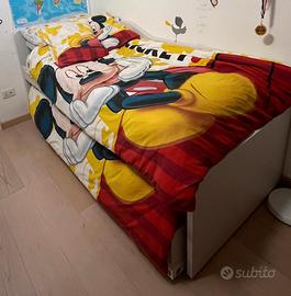 Letto singolo con letto estraibile
