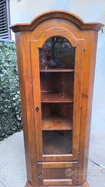 vetrinetta ad angolo noce