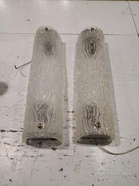 lampada Parete coppia murano stile barovier/venini