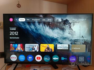 Google TV. Sony bravia 43. come nuova.