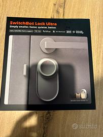 Serratura switchbot lock ultra argento