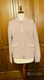 Cardigan rosa cipria