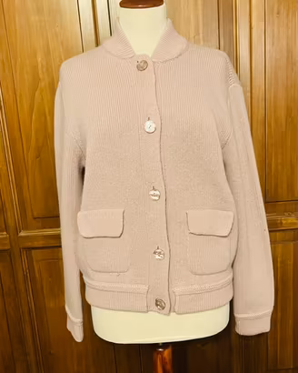Cardigan rosa cipria