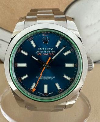 Rolex Milgauss Ref.116400 GV NUOVO E FULL SET