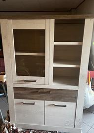 Mobile per soggiorno / Vetrina in legno