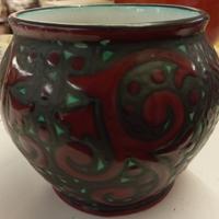 antico vaso maioliche ascolane
