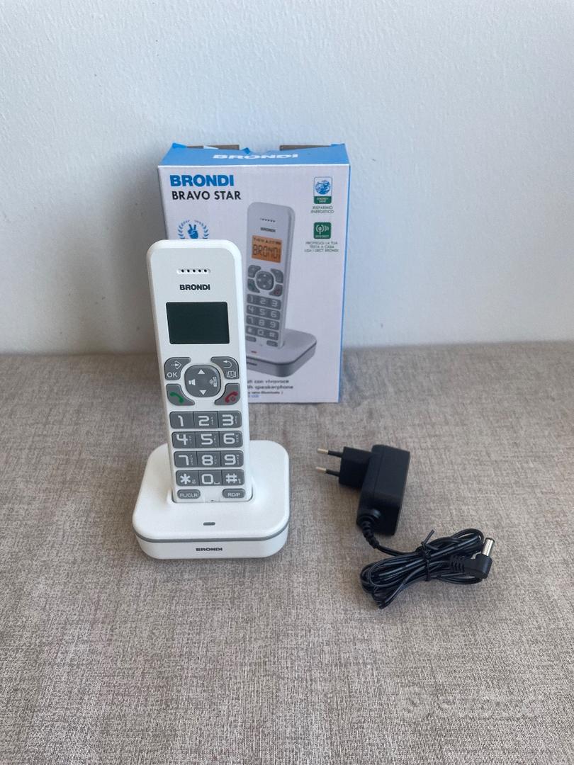 Telefono Cordless Brondi Bravo Star - Display LCD, Identificativo Chiamante, 50 Memorie - Foto 10