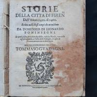 Buoninsegni - STORIE DELLA CITTÀ DI FIRENZE 1637
