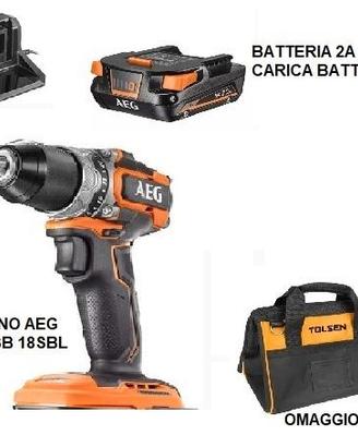 TRAPANO AEG BATTERIA BSB 18
