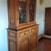 Antica credenza/vetrina arte povera Toscana