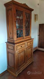 Antica credenza/vetrina arte povera Toscana