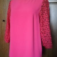 Blusa fucsia elegante