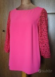 Blusa fucsia elegante