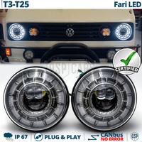Fari LED per VW Transporter T25 T3 OMOLOGATI Angel