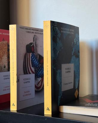 Lotto 3 libri Federico Rampini prime ed. + 1 regal