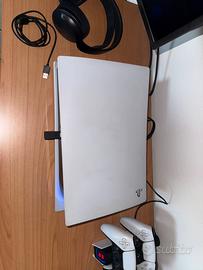 PS5 digital+2 dualsense+cuffie sony 3d+ricarica