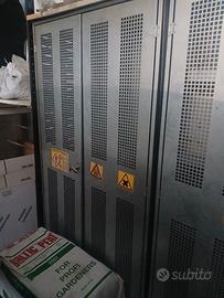 2 armadietti in lamiera zincata  h1,90