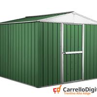 Box porta attrezzi lamiera 276x260 verde