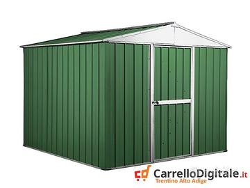 Box porta attrezzi lamiera 276x260 verde