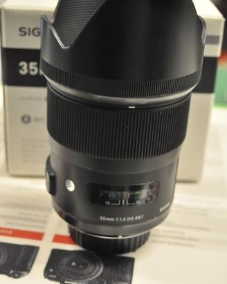 Sigma 35/1.4 art per nikon