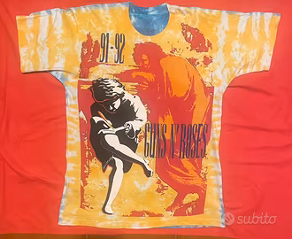 Tshirt Guns n Roses tour Use Your Illusione 1991