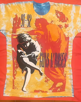 Tshirt Guns n Roses tour Use Your Illusione 1991