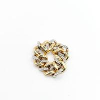 Anello oro 18 kt e diamanti  scritta Pomellato