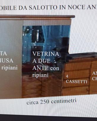 Mobile componibile per soggiorno anni '90