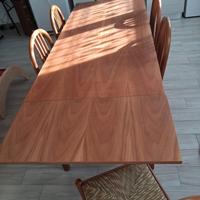 Tavolo allungabile con 6 sedie