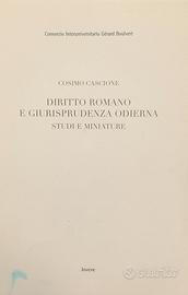 DIRITTO ROMANO E GIURISPRUDENZA ODIERNA 