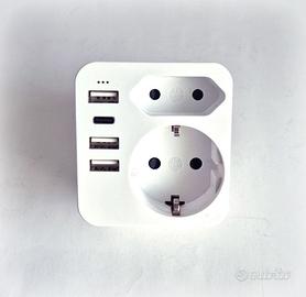 Adattatore presa inglese 6 in 1