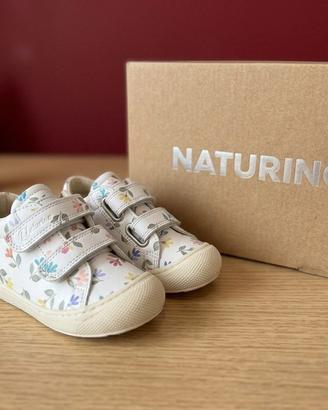SCARPE PRIMI PASSI BAMBINA *NATURINO COCOON WHITE
