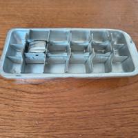 vaschetta per il ghiaccio vintage in alluminio