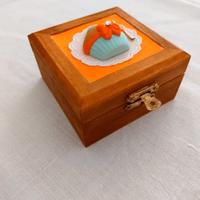 Scatolina legno decorazione fimo