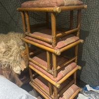 4 panchette bambù e midollo