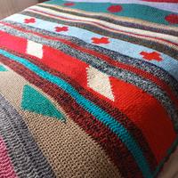 Coperta lana matrimoniale della nonna