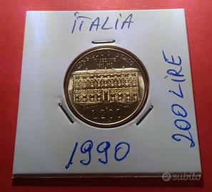 Italia 200 lire 1990