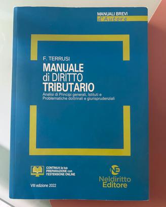 Manuale diritto tributario Terrusi