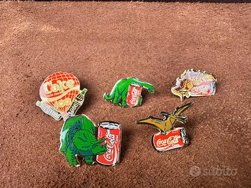 Raro Set Pin Centenario Coca-Cola Vintage Anni '80